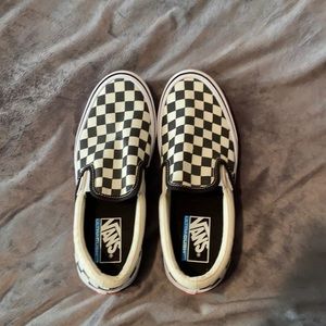 Checkered vans size 7.5 womans